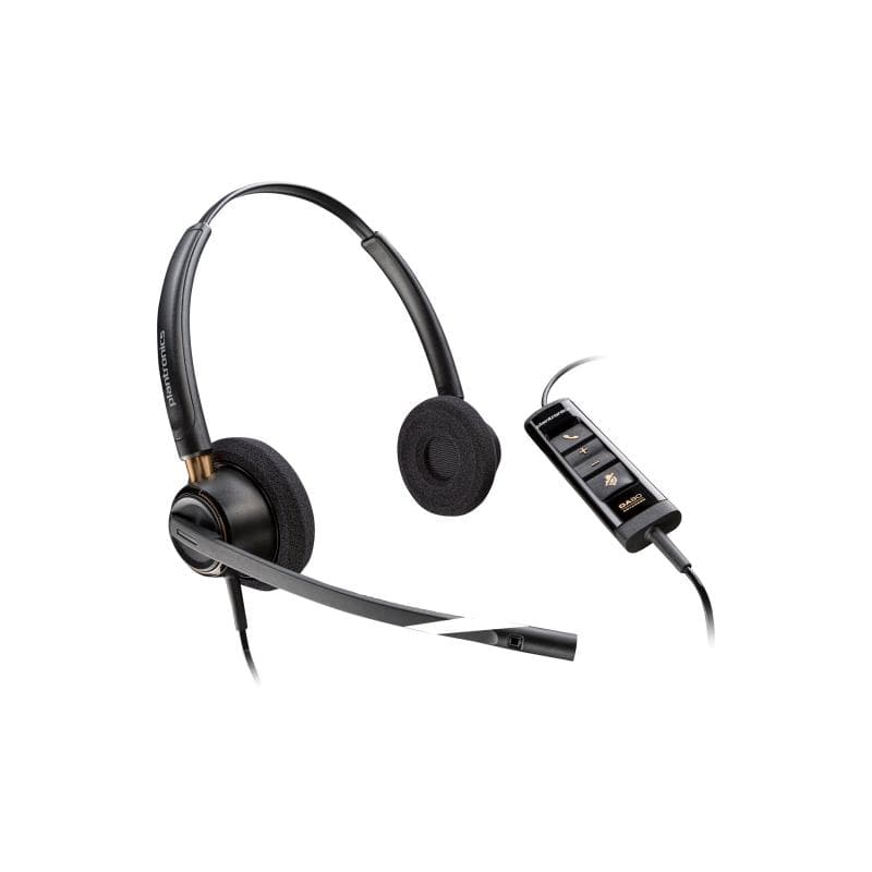 HP Poly EncorePro 525 Microsoft Teams Certified Stereo with USB-A Headset