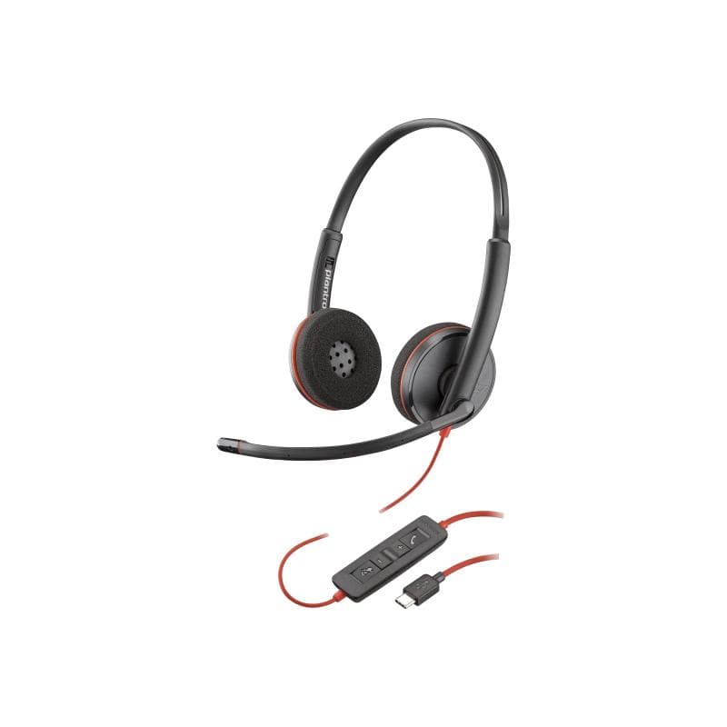 HP Poly Blackwire C3220 USB-C Headset +Carry Case Bulk