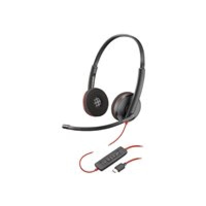 HP Poly Blackwire C3220 USB-C Headset +Carry Case Bulk
