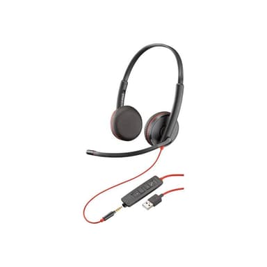 HP Poly Blackwire 3225 Stereo USB-A Headset Bulk
