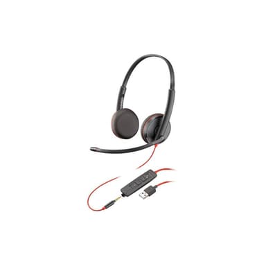 HP Poly Blackwire 3225 Stereo USB-A Headset Bulk