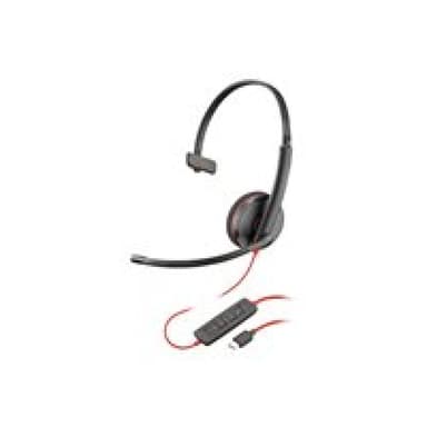 HP Poly Blackwire 3210 Monaural USB-C Headset Bulk