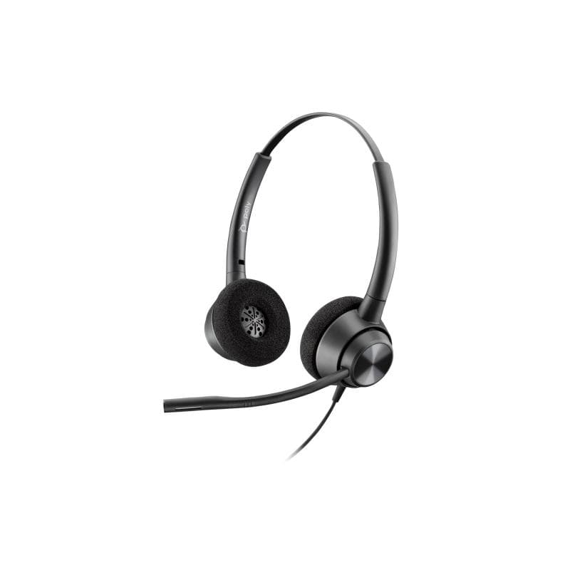 HP Poly EncorePro 320 with Quick Disconnect Binaural Headset TAA