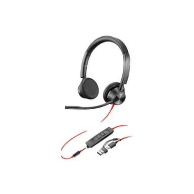 HP Poly Blackwire 3325 Stereo Microsoft Teams Certified USB-C Headset