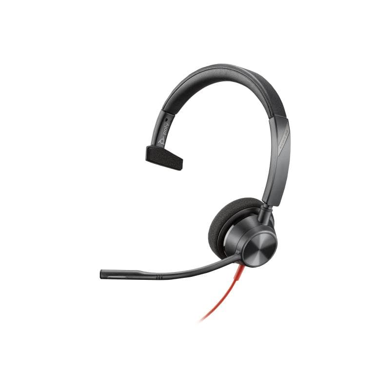 HP Poly Blackwire 3310 Monaural Microsoft Teams Certified USB-C Headset