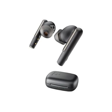HP Poly Voyager Free 60 UC Carbon Black Earbuds +BT700 USB-C Adapter +Basic Charge Case