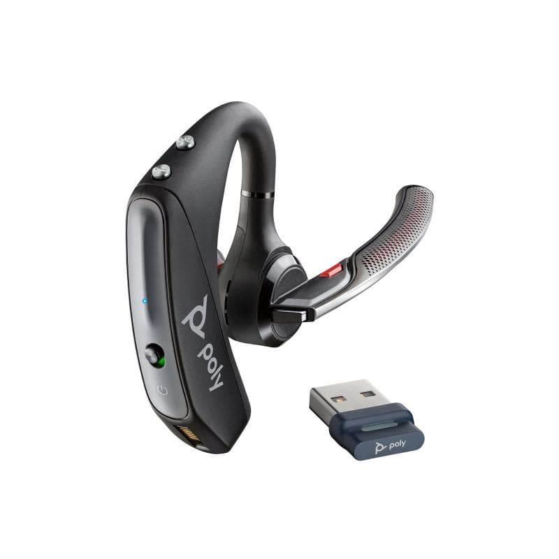 HP Poly Voyager 5200 USB-A Bluetooth Headset +BT700 Dongle