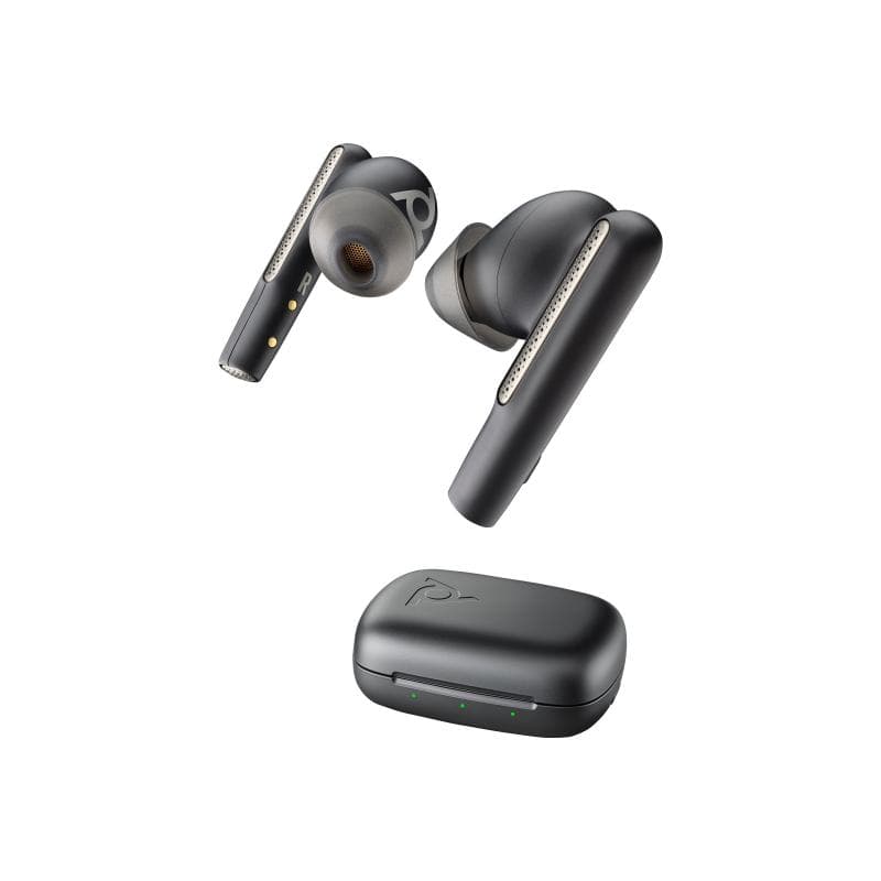 HP POLY Voyager Free 60 UC M schwarz Earbuds + BT700 USB-C Adapter + Basic Ladecase