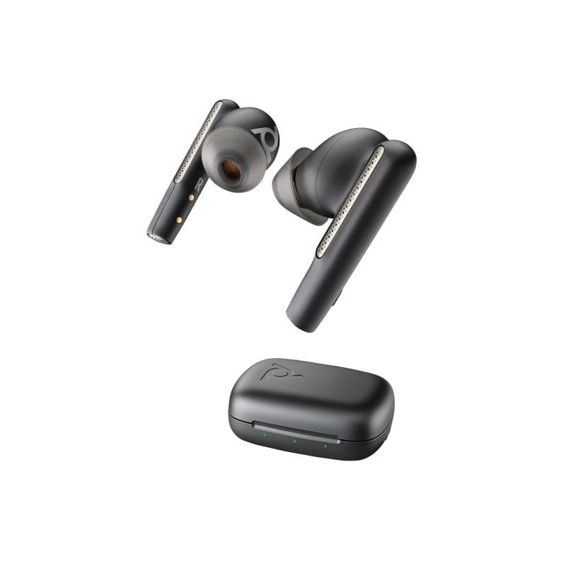 HP POLY Voyager Free 60 UC M schwarz Earbuds + BT700 USB-C Adapter + Basic Ladecase