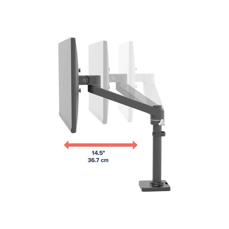 ERGOTRON NX Monitor Arm in Schwarz - Tischhalterung