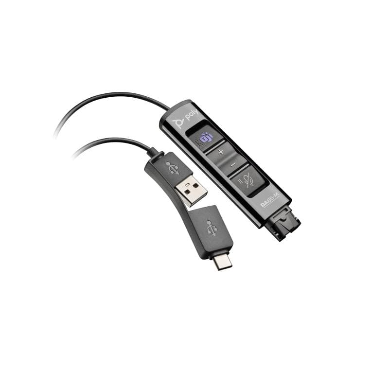 HP Poly DA85-M USB to QD Adapter