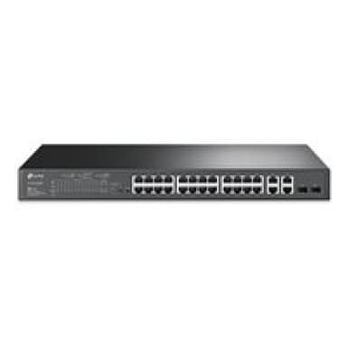 TP-LINK Omada 24-Port 10/100 Mbps + 4-Port Gigabit Smart Switch with 24-Port PoE+
