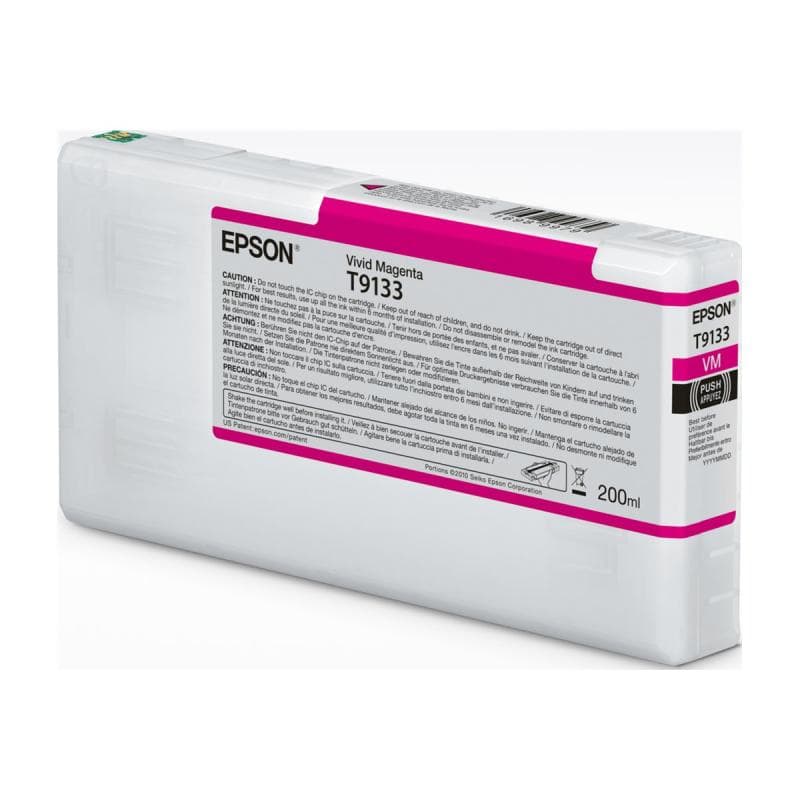 EPSON T9133 Vivid Magenta Ink Cartridge 200ml
