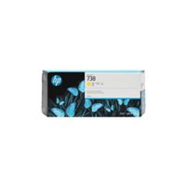HP 738 300-ml Yellow DesignJet Ink Cartridge