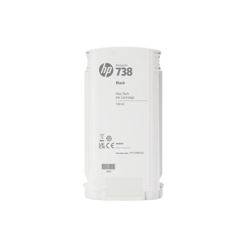 HP 738 130-ml Black DesignJet Ink Cartridge