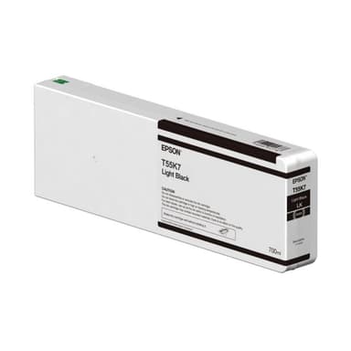 EPSON Singlepack Light Black T55K700 UltraChrome HDX/HD
