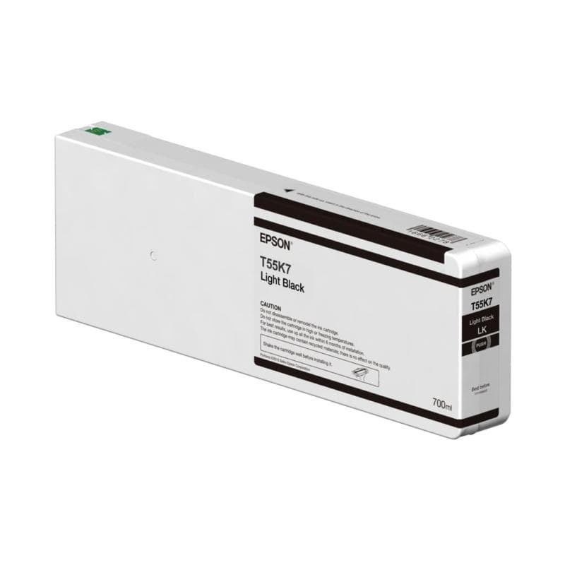 EPSON Singlepack Light Black T55K700 UltraChrome HDX/HD