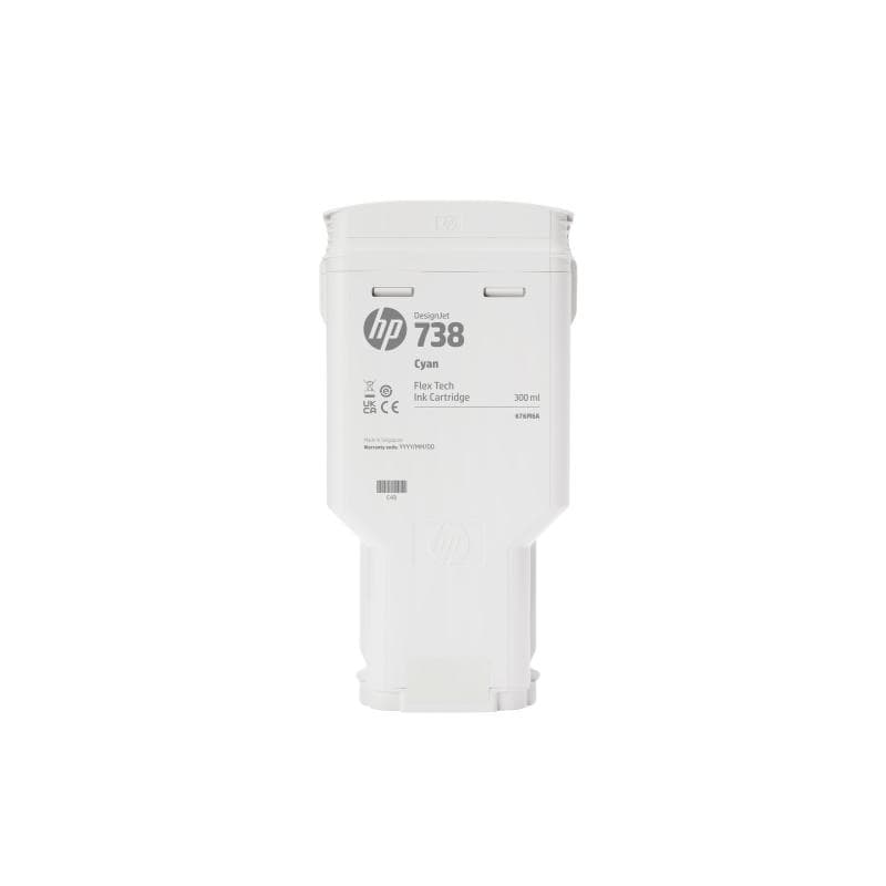 HP 738 130-ml Yellow DesignJet Ink Cartridge