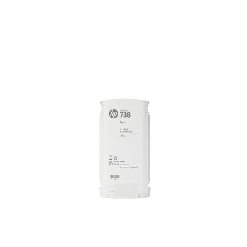 HP 738 130-ml Yellow DesignJet Ink Cartridge