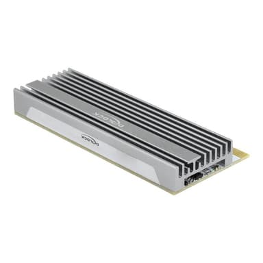 DELOCK PCI Express x16 x1 / x4 / x8 Karte zu 1 x NVMe M.2 Key M mit LED Beleuchtung