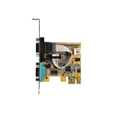 STARTECH.COM 2 Port PCI Express Serielle Schnittstellenkarte PCIe auf RS232 Karte Serielle Adapter K