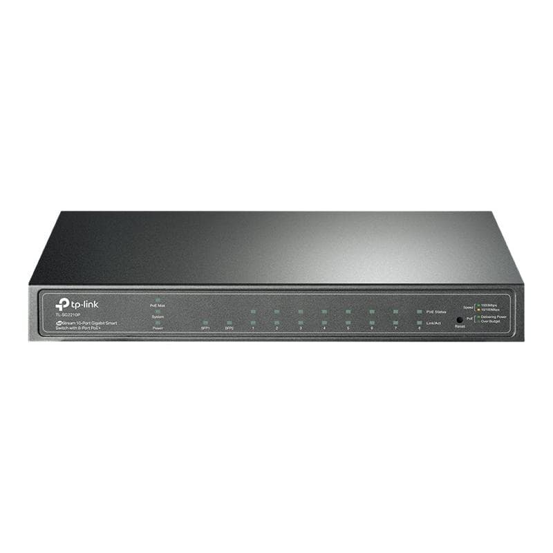 TP-LINK Omada 8-Port Gigabit Smart PoE+ Switch with 2 SFP Slots