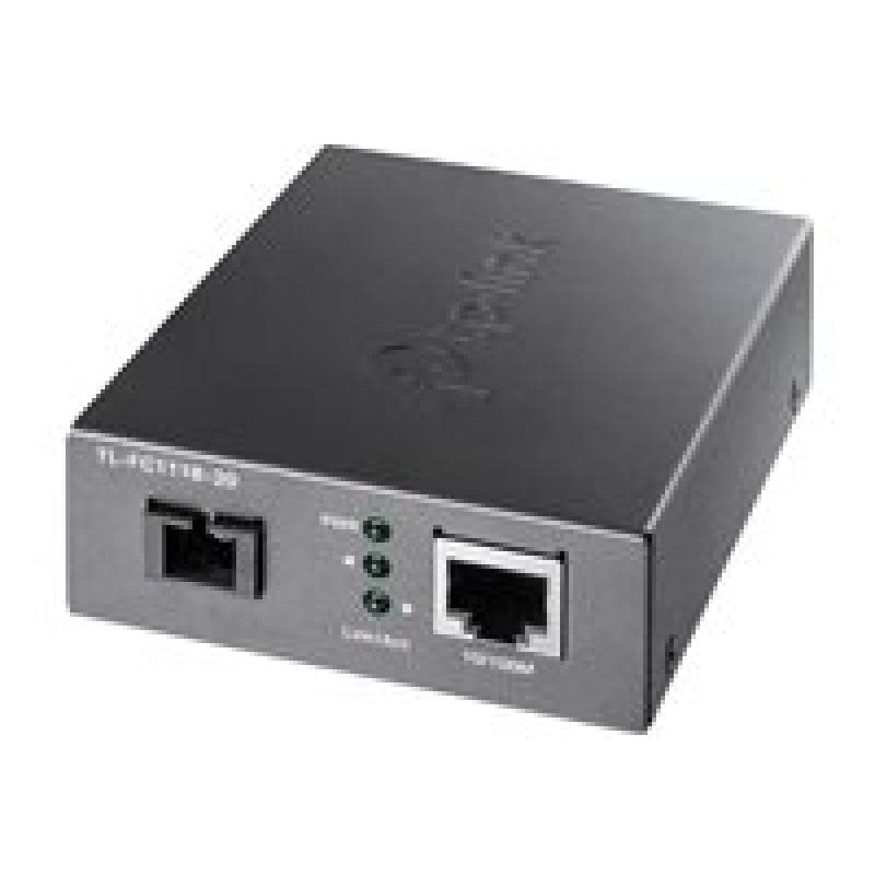 TP-LINK Omada 10/100 Mbps RJ45 to 100 Mbps Single-mode SC WDM Bi-Directional Fiber Converter