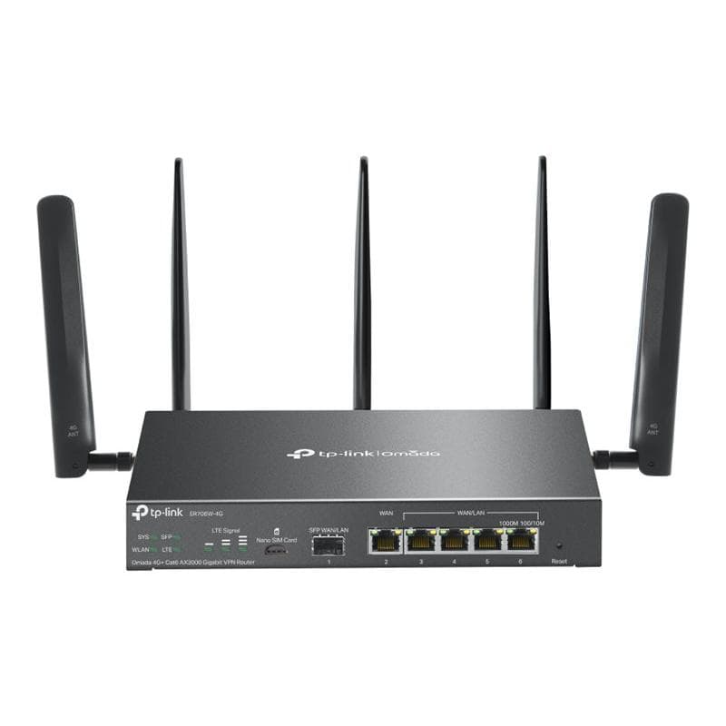 TP-LINK Omada 4G+ Cat6 AX3000 Gigabit VPN Router