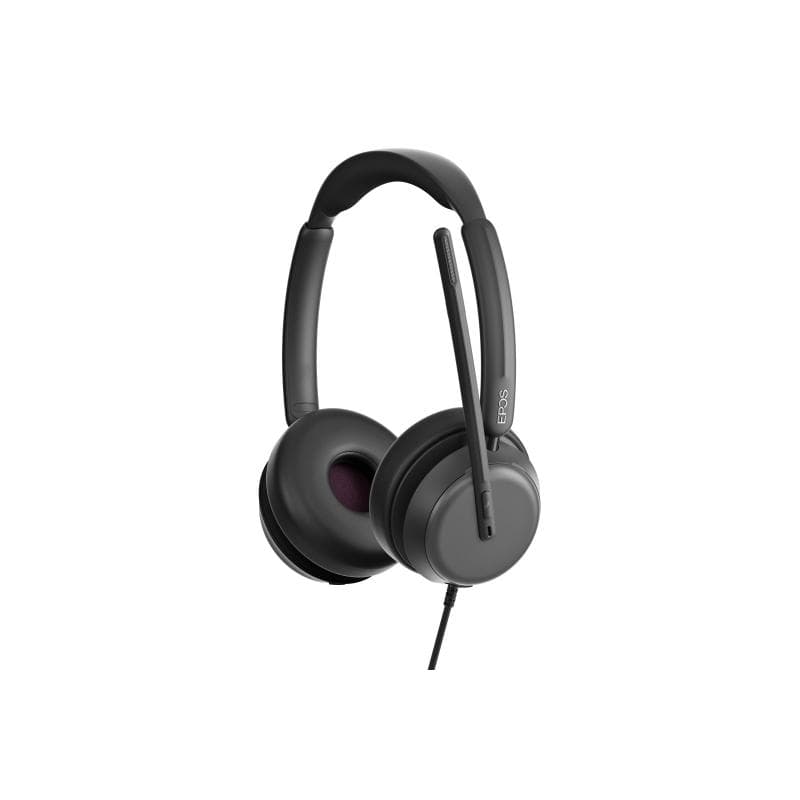 EPOS IMPACT 860 ANC Stereo USB-C OpenOffice Headset mit Active Noise Cancelling USB-A Adapter