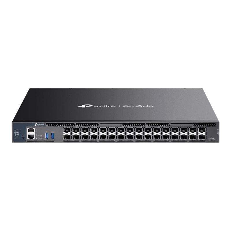 TP-LINK Omada 26-Port 10G Stackable L3 Managed Aggregation Switch with 6 25G Slots
