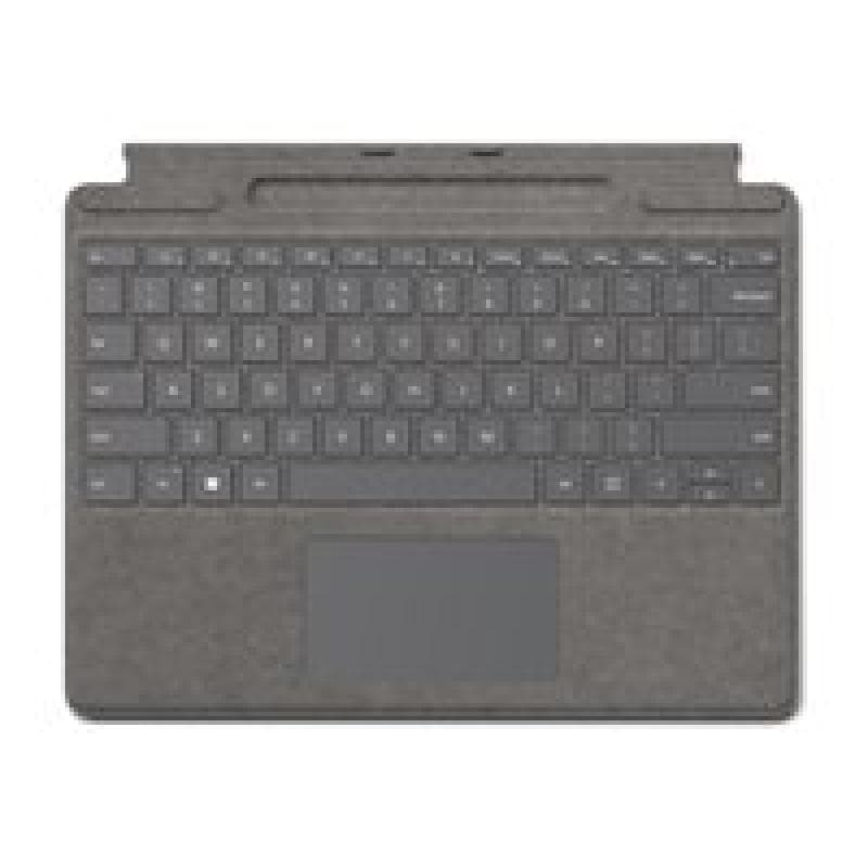 MICROSOFT Surface Pro Keyboard [DE] Platin + Slim Pen 2 Schwarz mit Copilot Button