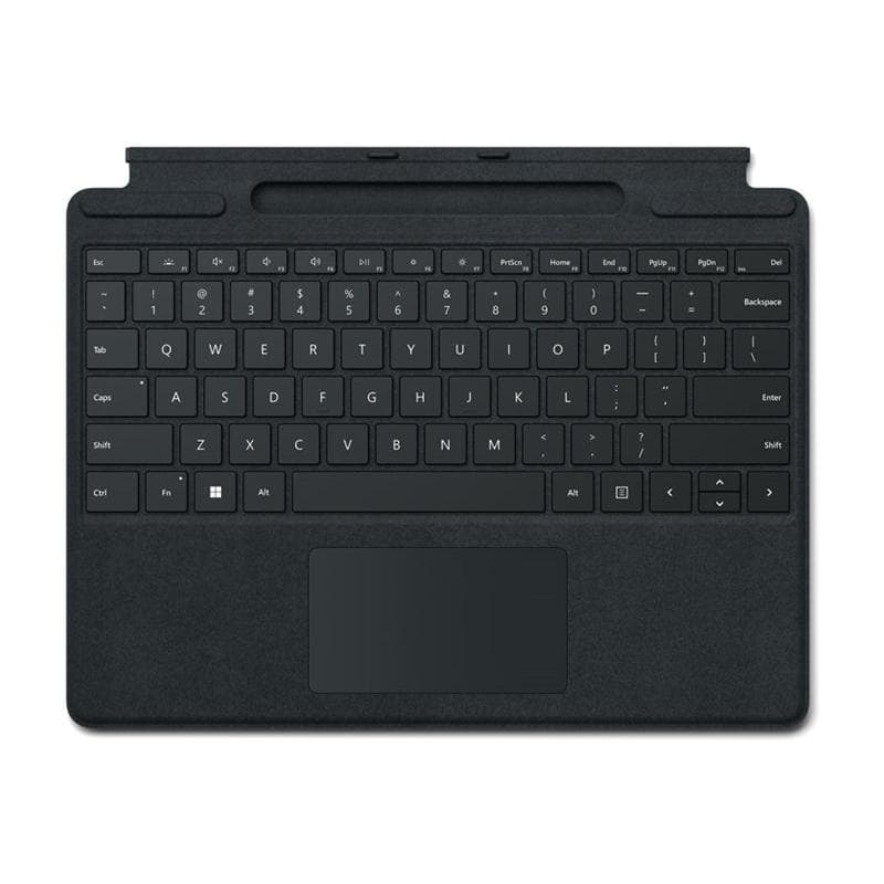 MICROSOFT Surface Pro Keyboard [DE] Schwarz mit Pen Storage ohne Pen dabei/ mit Copilot Button
