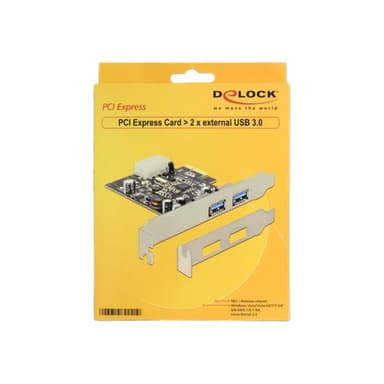 I/O PCI-Express DELOCK 2x USB 3.0