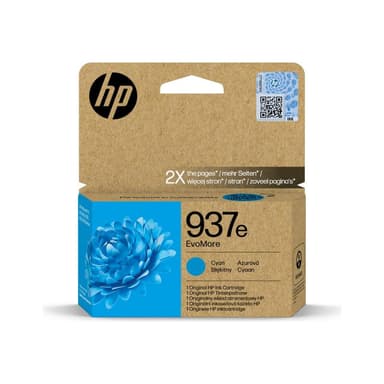 HP EvoMore 4S6W6NE Tintenpatrone cyan No. 937e