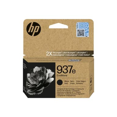 HP EvoMore 4S6W9NE Tintenpatrone schwarz No. 937e