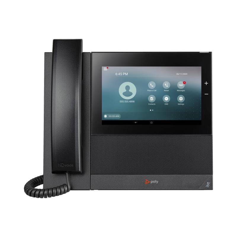 HP POLY CCX 600 IP-Telefon Schwarz 24 Zeilen