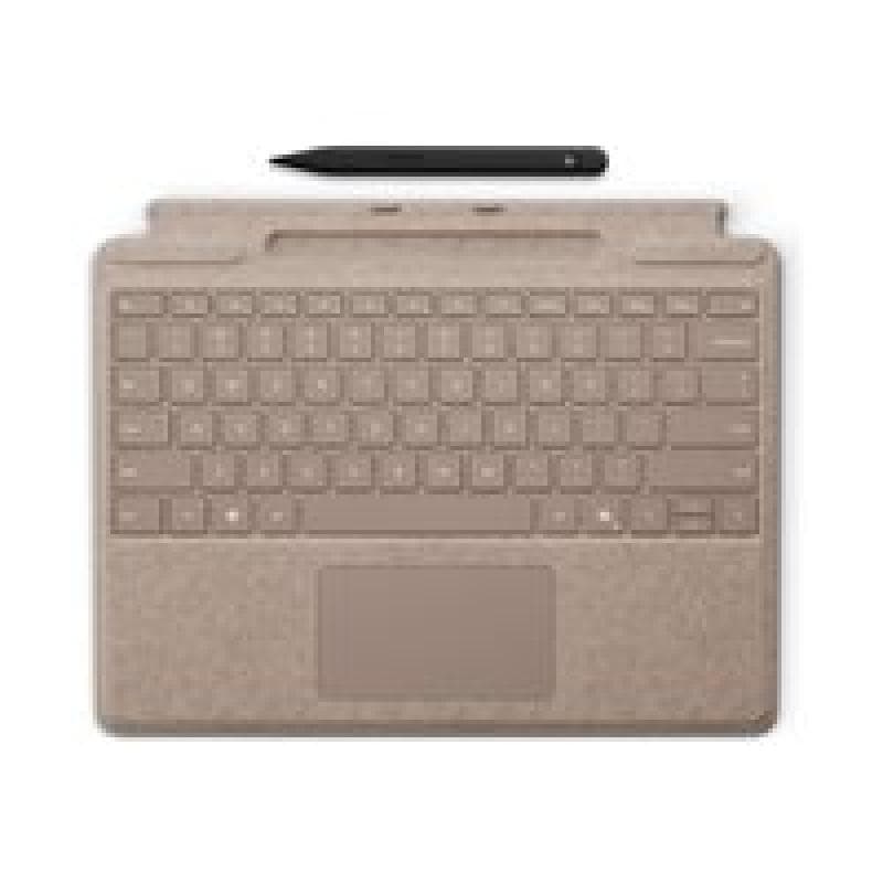 MICROSOFT Surface Pro Keyboard mit Slim Pen - graubeige