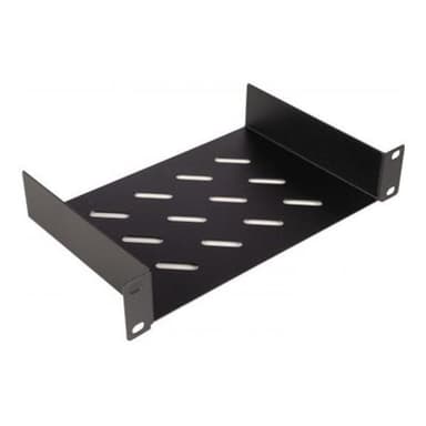 EQUIP Fachboden fest 10″ für Serverschränke, 1U 15cm sw