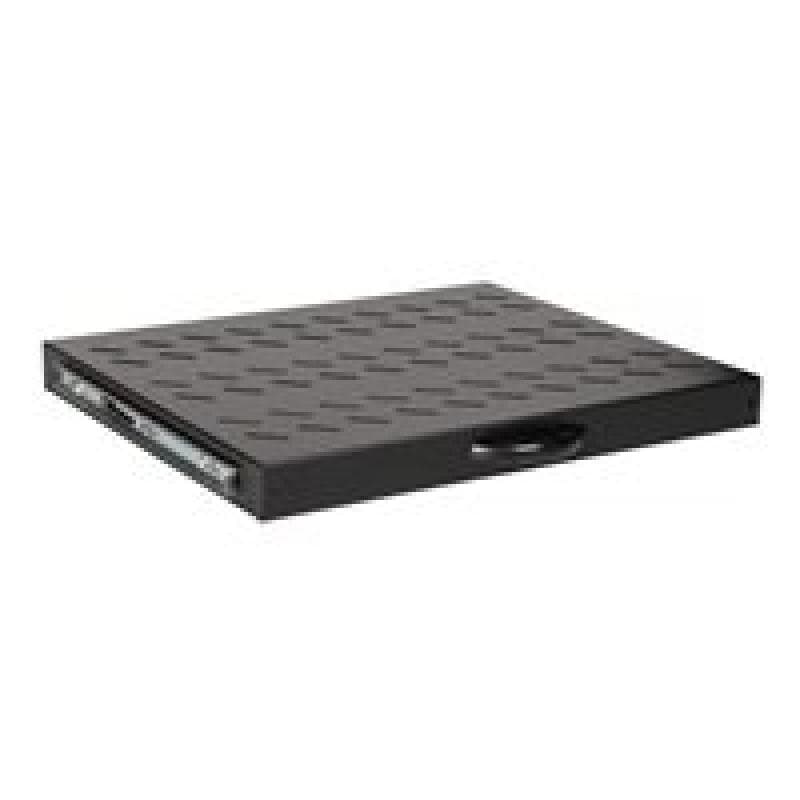 EQUIP Fachboden variabel 19″ für Serverschränke, 1U 60cm sw