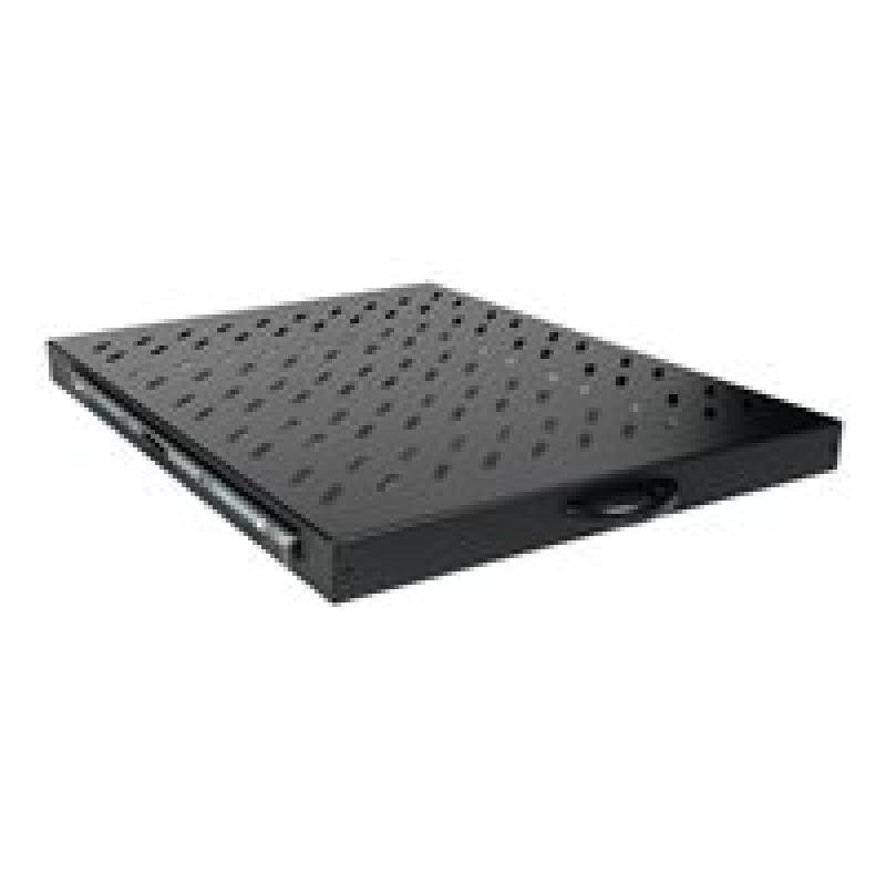EQUIP Fachboden variabel 19″ für Serverschränke, 1U 80cm sw