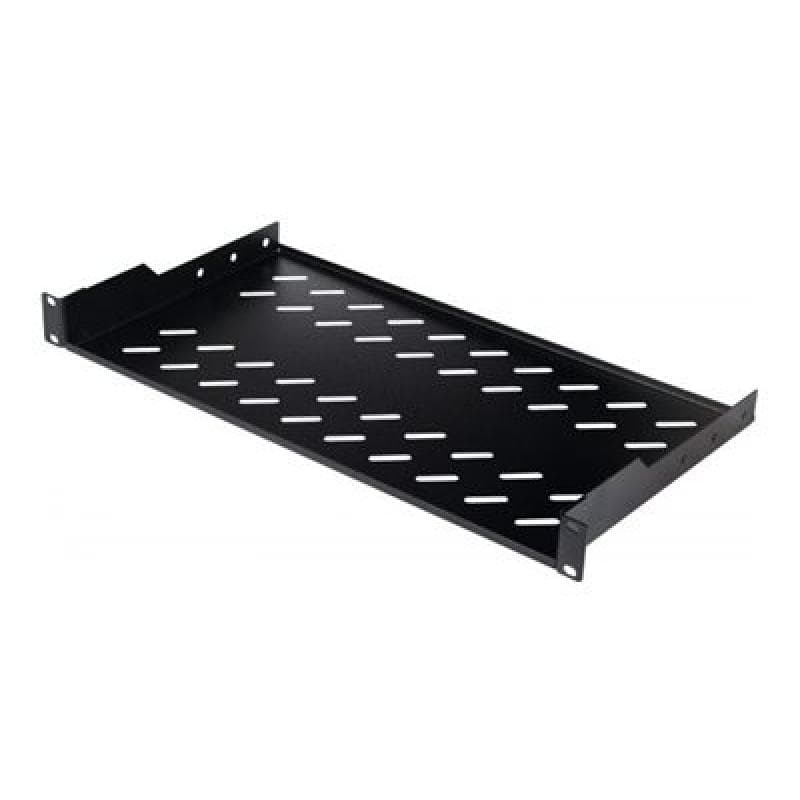 EQUIP Fachboden fest 19″ für Serverschränke, 1U 40cm sw