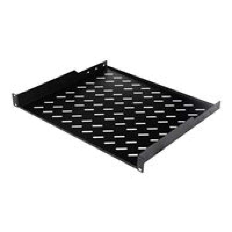 EQUIP Fachboden fest 19″ für Serverschränke, 1U 60cm sw