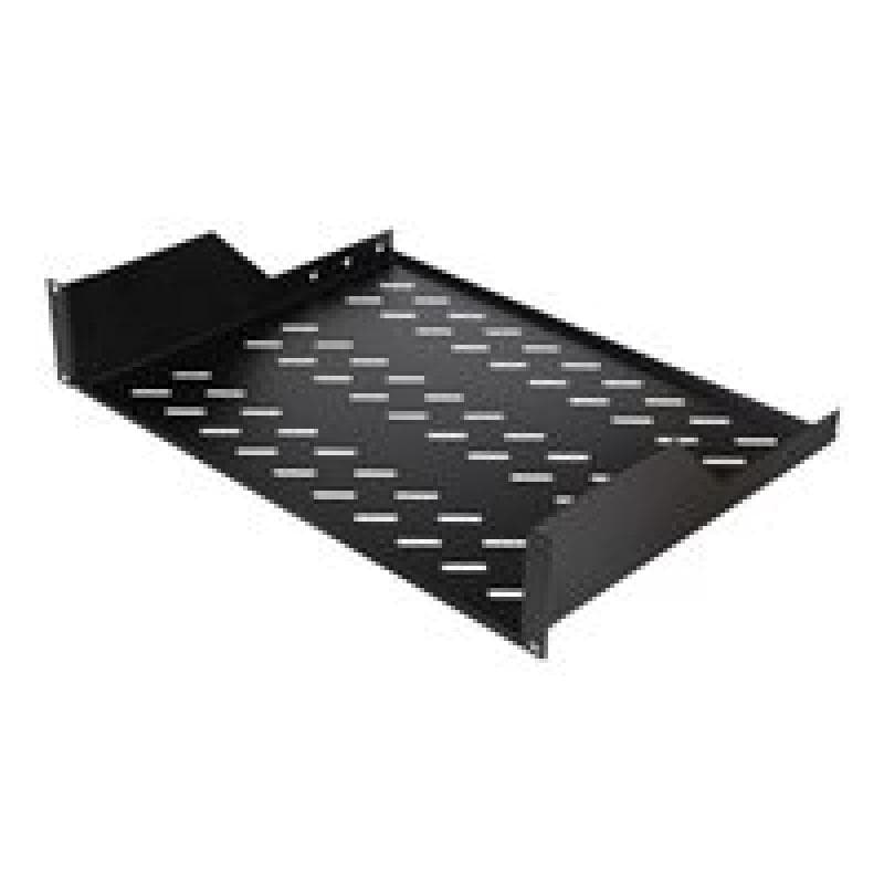EQUIP Fachboden fest 19″ für Serverschränke, 2U 80cm sw