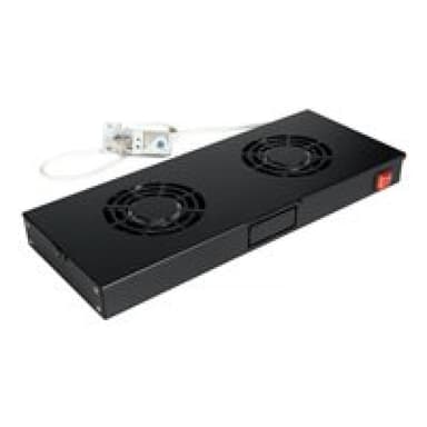 EQUIP Lüftermodul 19″ für Serverschränke, 4xLüfter RAL9005