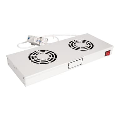EQUIP Lüftermodul 19″ für Serverschränke, 4xLüfter RAL7035