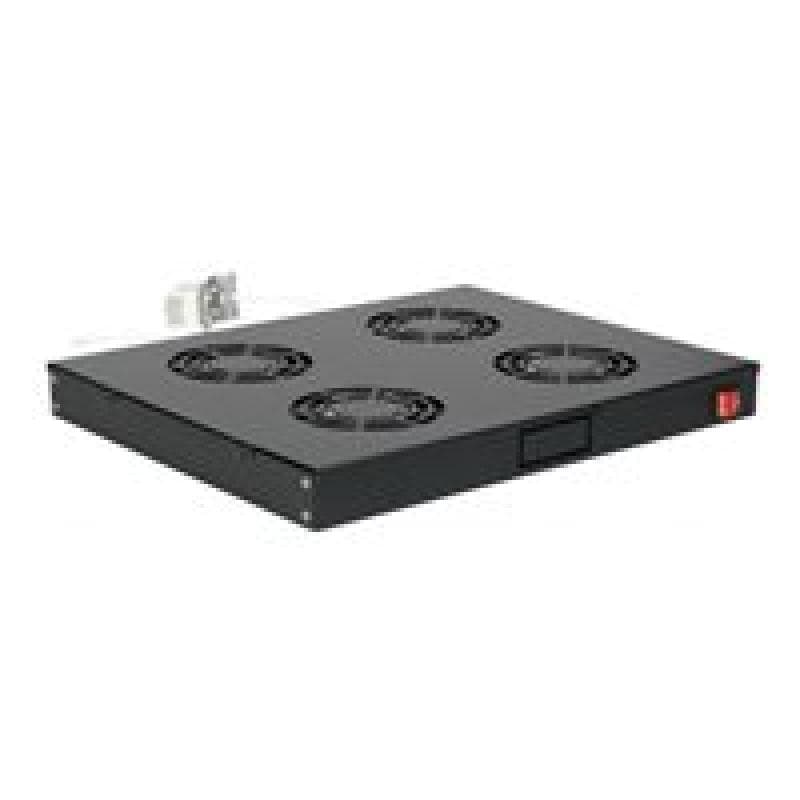 EQUIP Lüftermodul 19″ für Serverschränke, 4xLüfter RAL9005