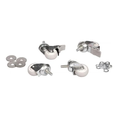 EQUIP EZW-2 4xRäder für Serverschränke 60mm silber