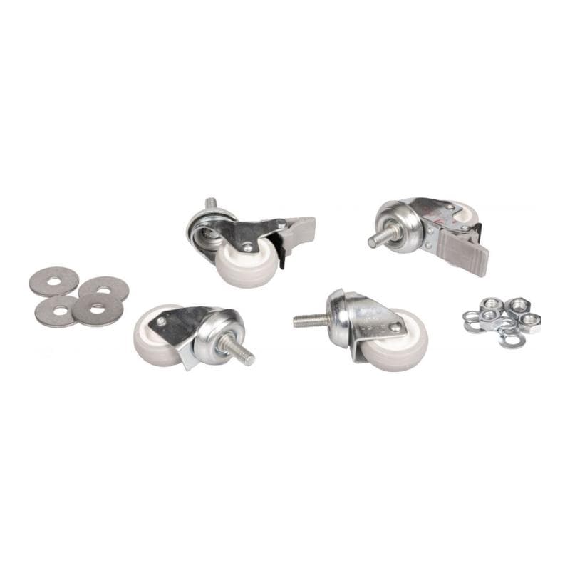 EQUIP EZW-2 4xRäder für Serverschränke 60mm silber