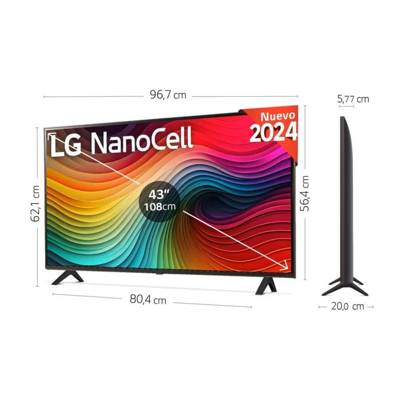 LG 43NANO82T6B 109,2cm (43″)