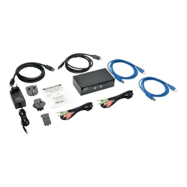 EATON TrippLite 2-Port DisplayPort KVM Switch wit